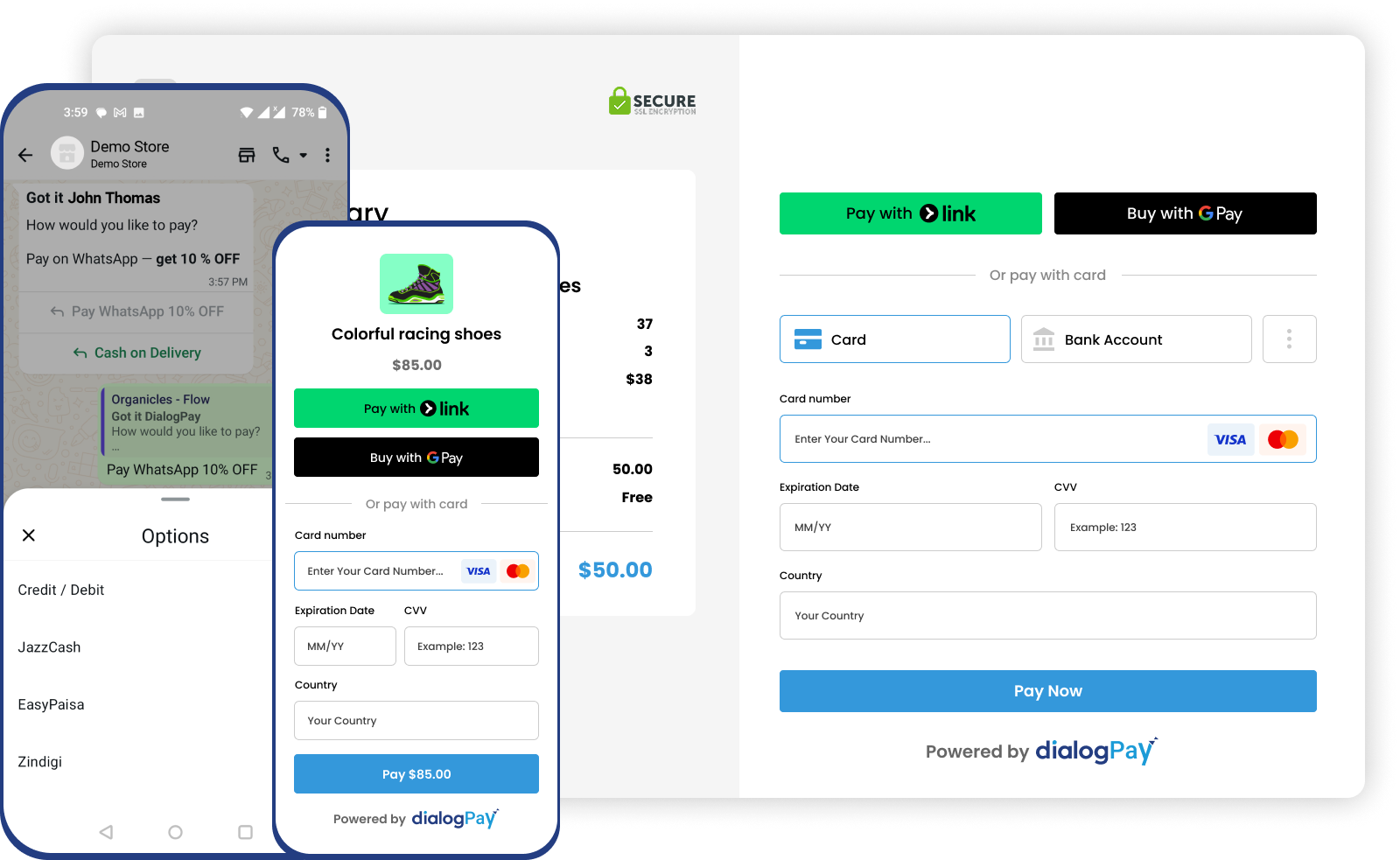 DialogPay WhatsApp Successful Payment Notification